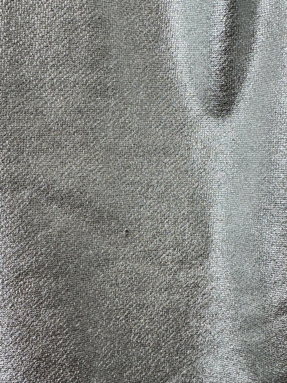 Anthropologie Pilcro Metallic Silver Cropped Sweatshirt XS French Terry - Picture 5 of 10